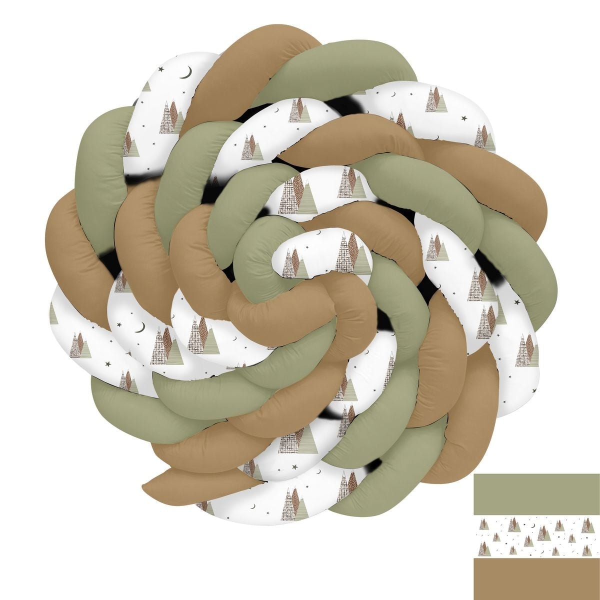 Yeşil İskandinav Dağlar Örgü Korumalık