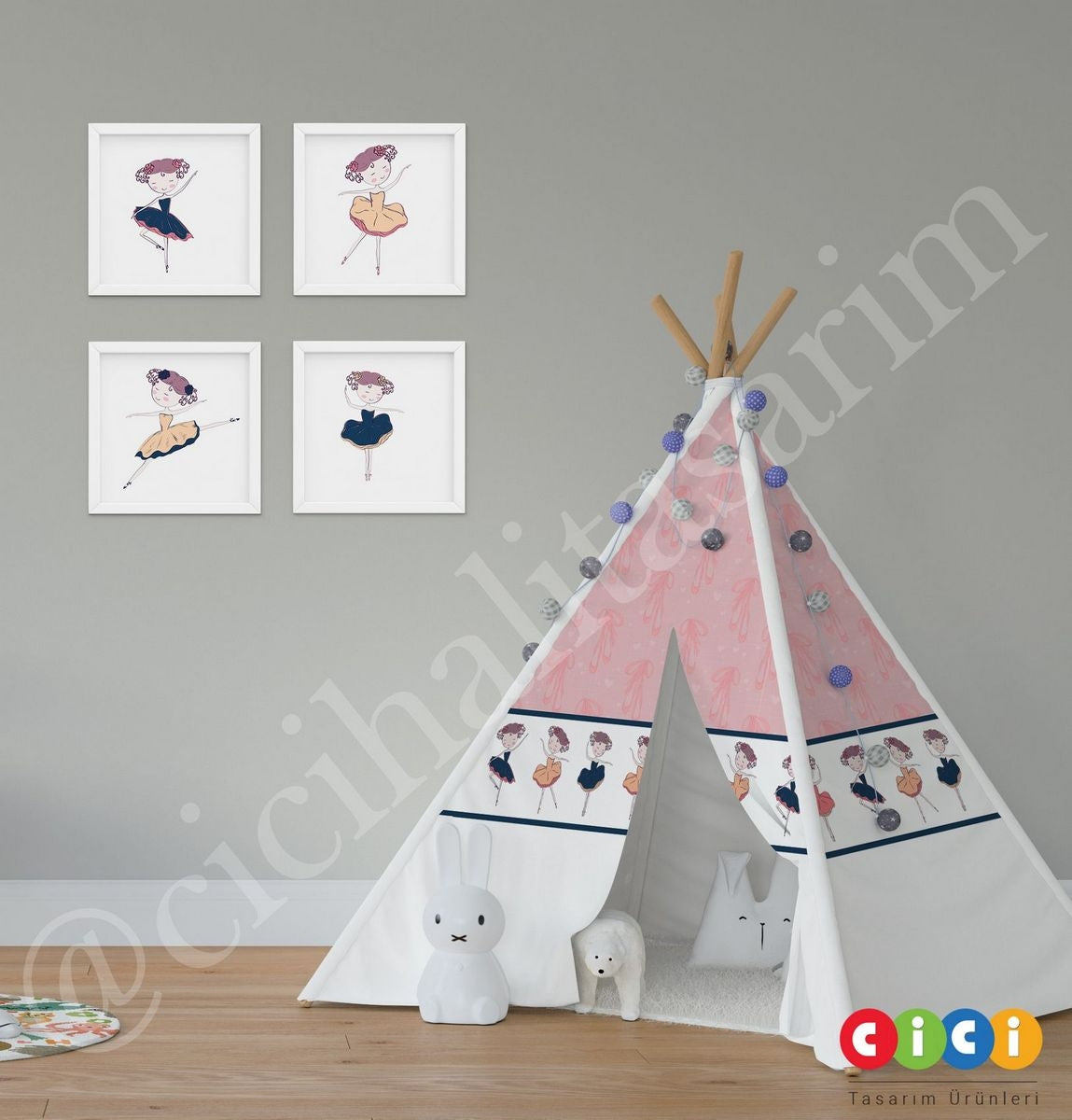 Balerin Kızlar  Oyun Çadırı