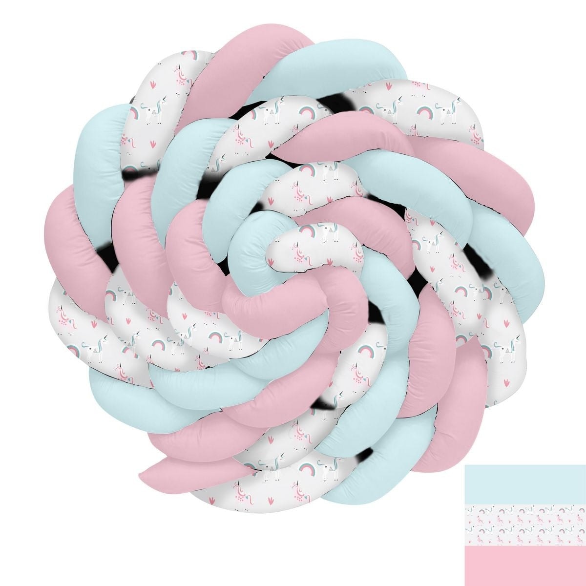 Unicorn Şato ve Gökkuşağı Örgü Korumalık