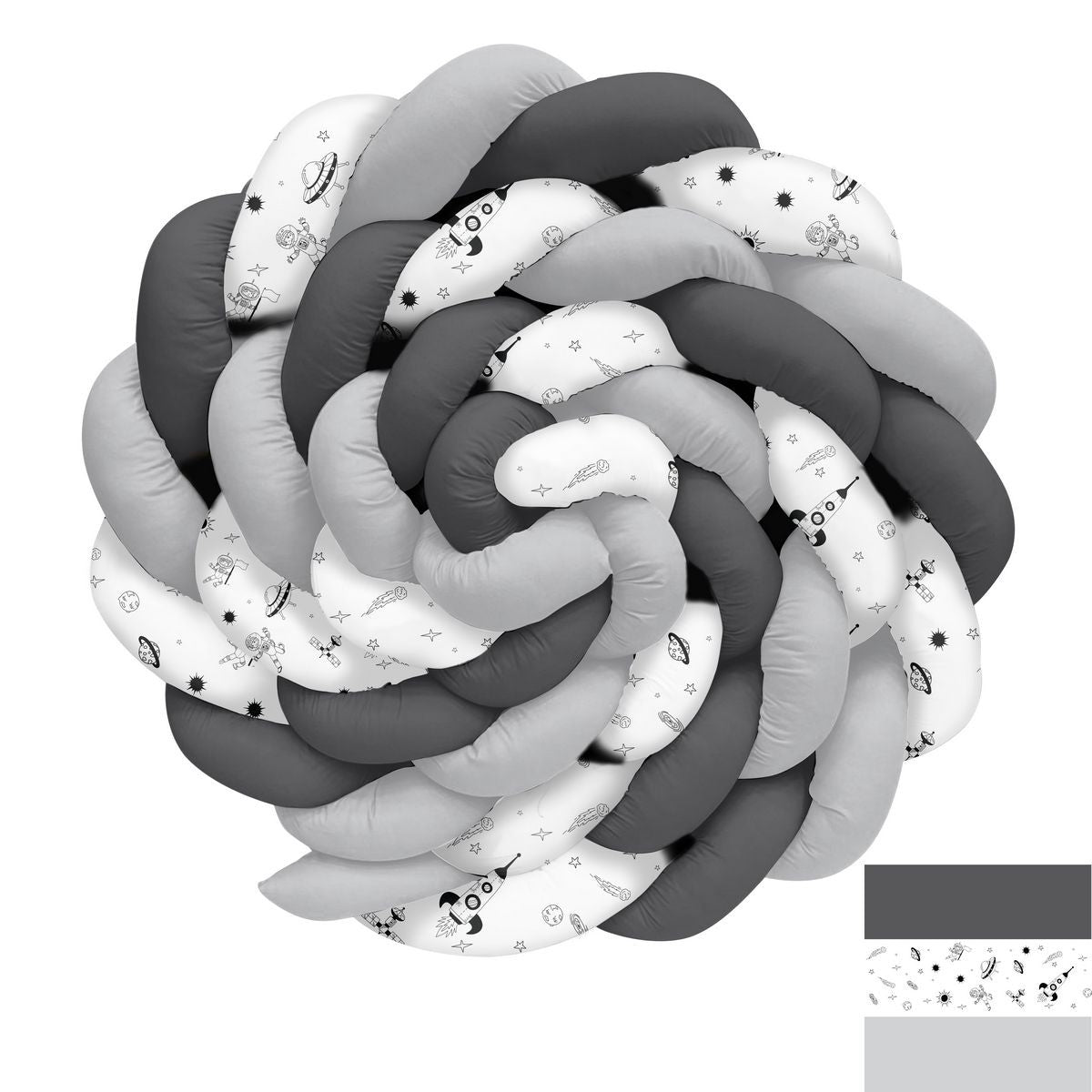 Space Travel Roket Astronot ve Gezegenler  Örgü Korumalık