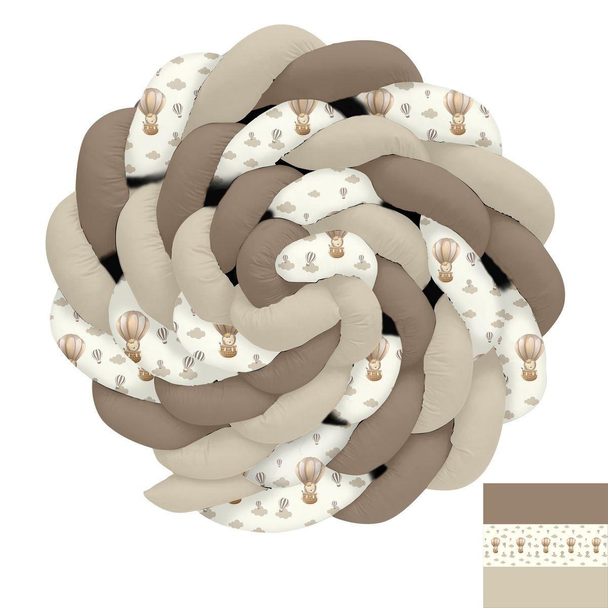 Uçan Balon Sevimli Aslan ve Bulutlar Örgü Korumalık