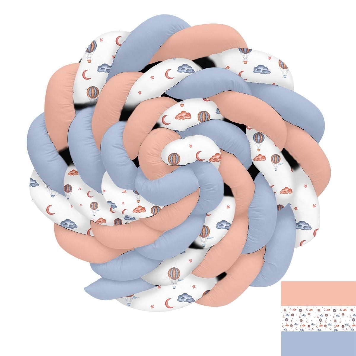 Uçan Balon Bulut Ay ve Yıldızlar 4098 Örgü Korumalık