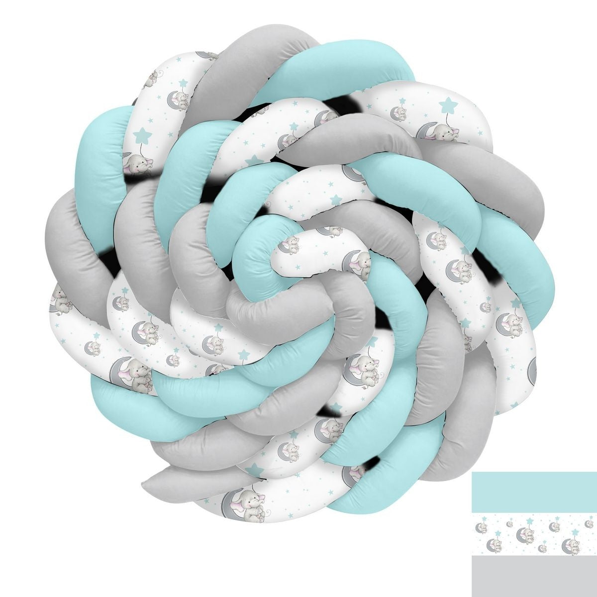 Ayda Yıldız Tutan Fil ve Bulutlar Örgü Korumalık