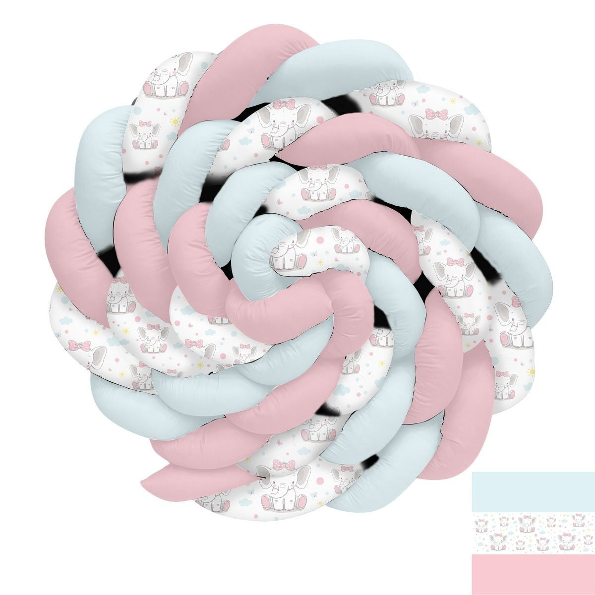 Oturan Fil Güneş ve Kelebekler Örgü Korumalık