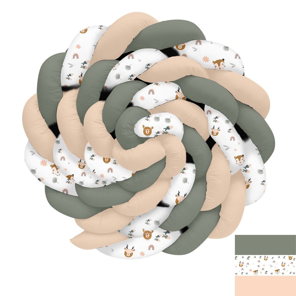 Gökkuşağı Hayvanlar Seksek Oyun Örgü Korumalık