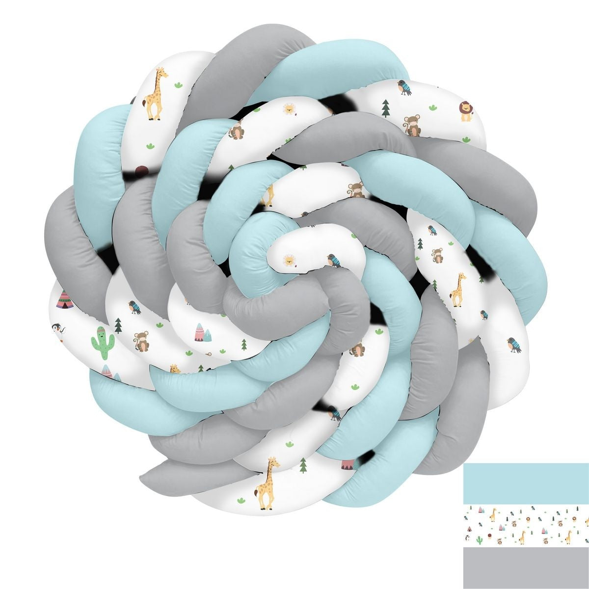 Safari Hayvanlar ve Araba Yol Oyun Örgü Korumalık