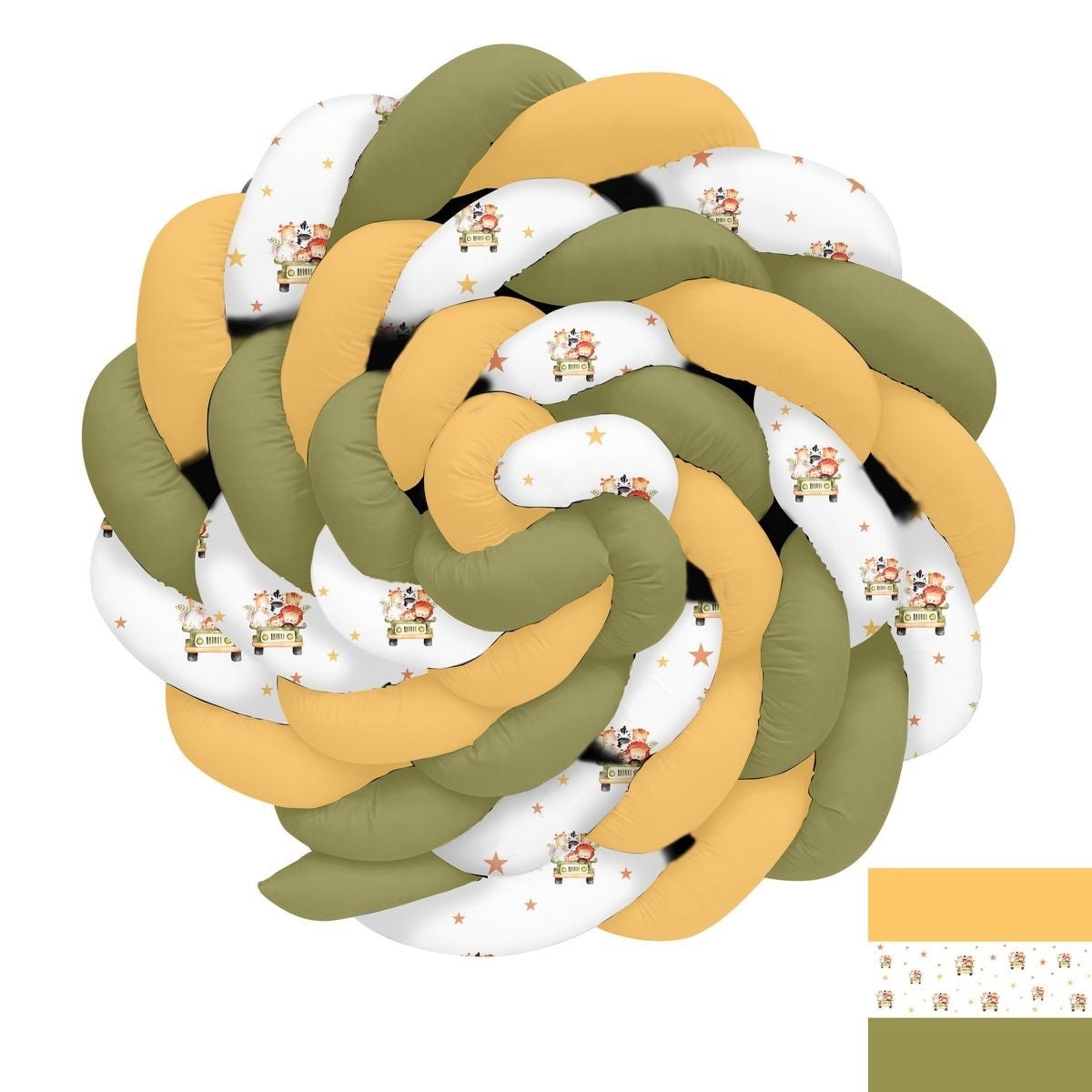 Aslan ve Safari Arkadaşları Renkli Yıldızlar 4151 Örgü Korumalık