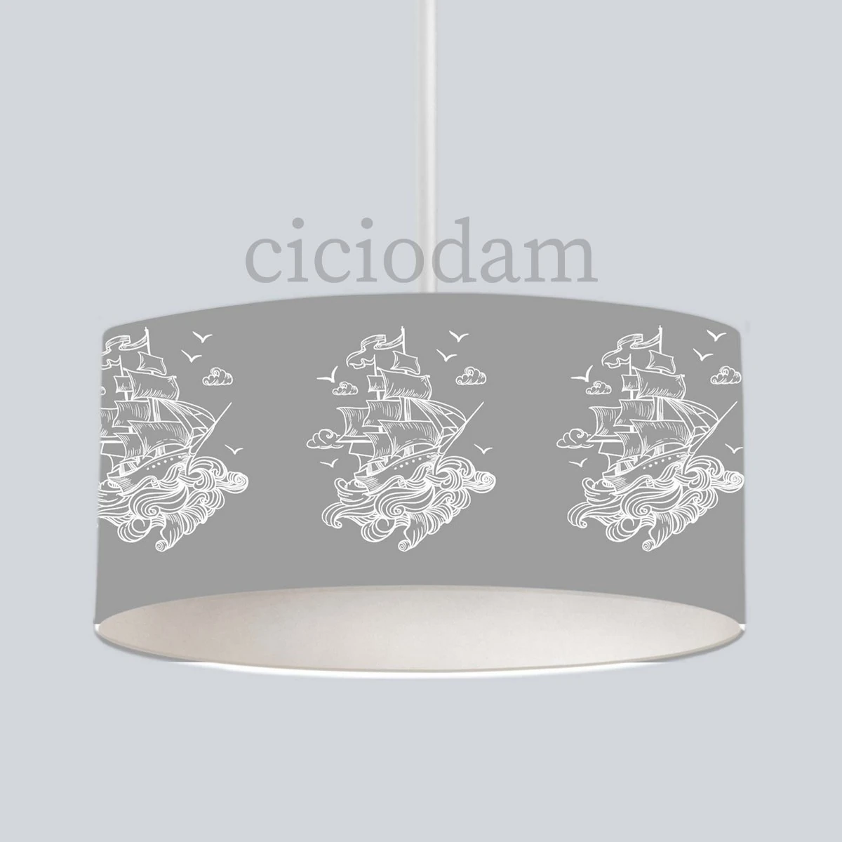 Gemici Çapa Dümen Çocuk Odası Avize