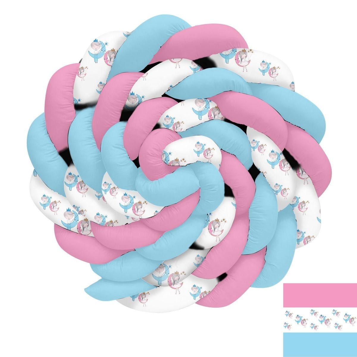 Ayda Uyuyan Kız ve Abisi Örgü Korumalık