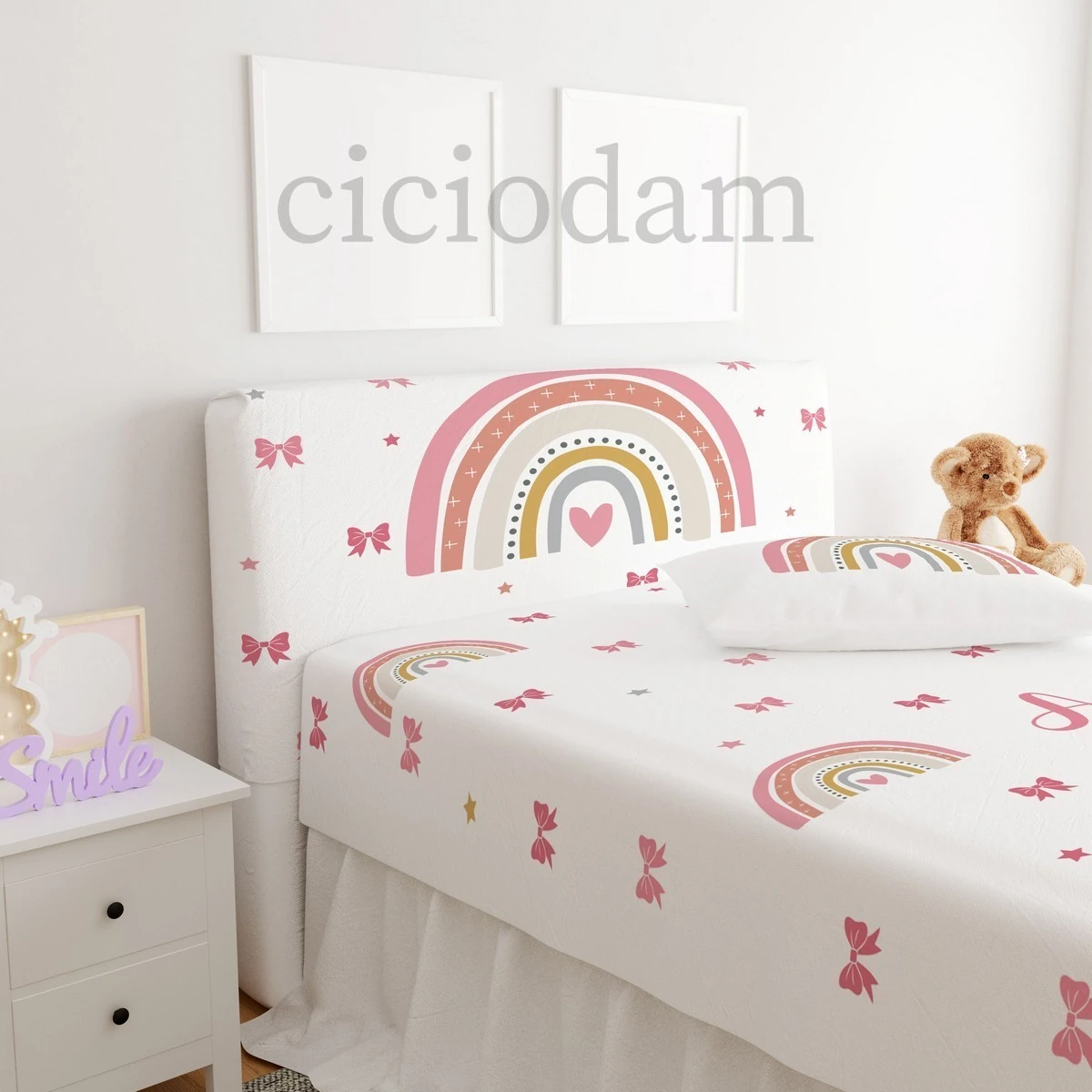 Gökkuşağı Fiyonk Ve Yıldız Başlık Kılıfı