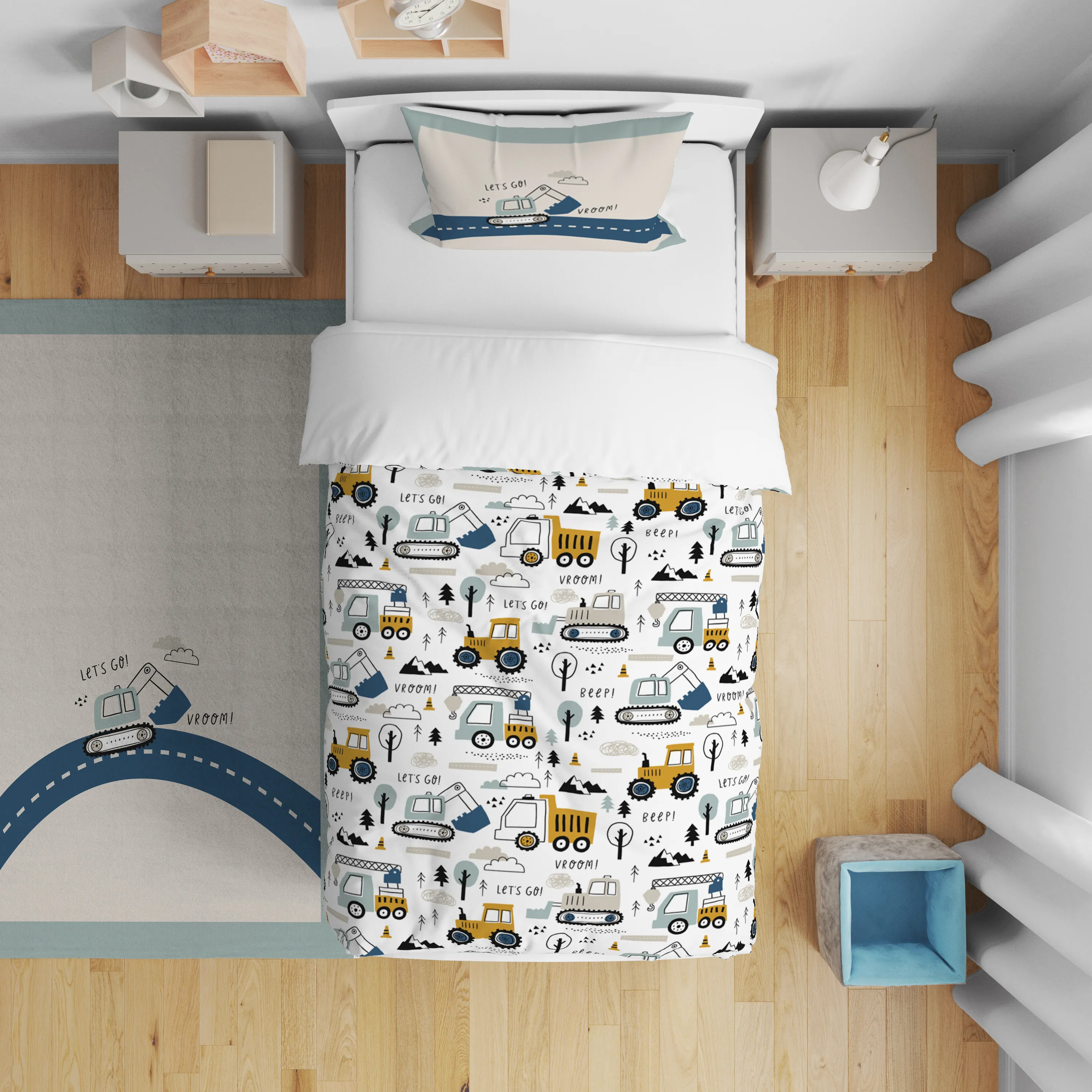 Araba İş Makineleri Nevresim