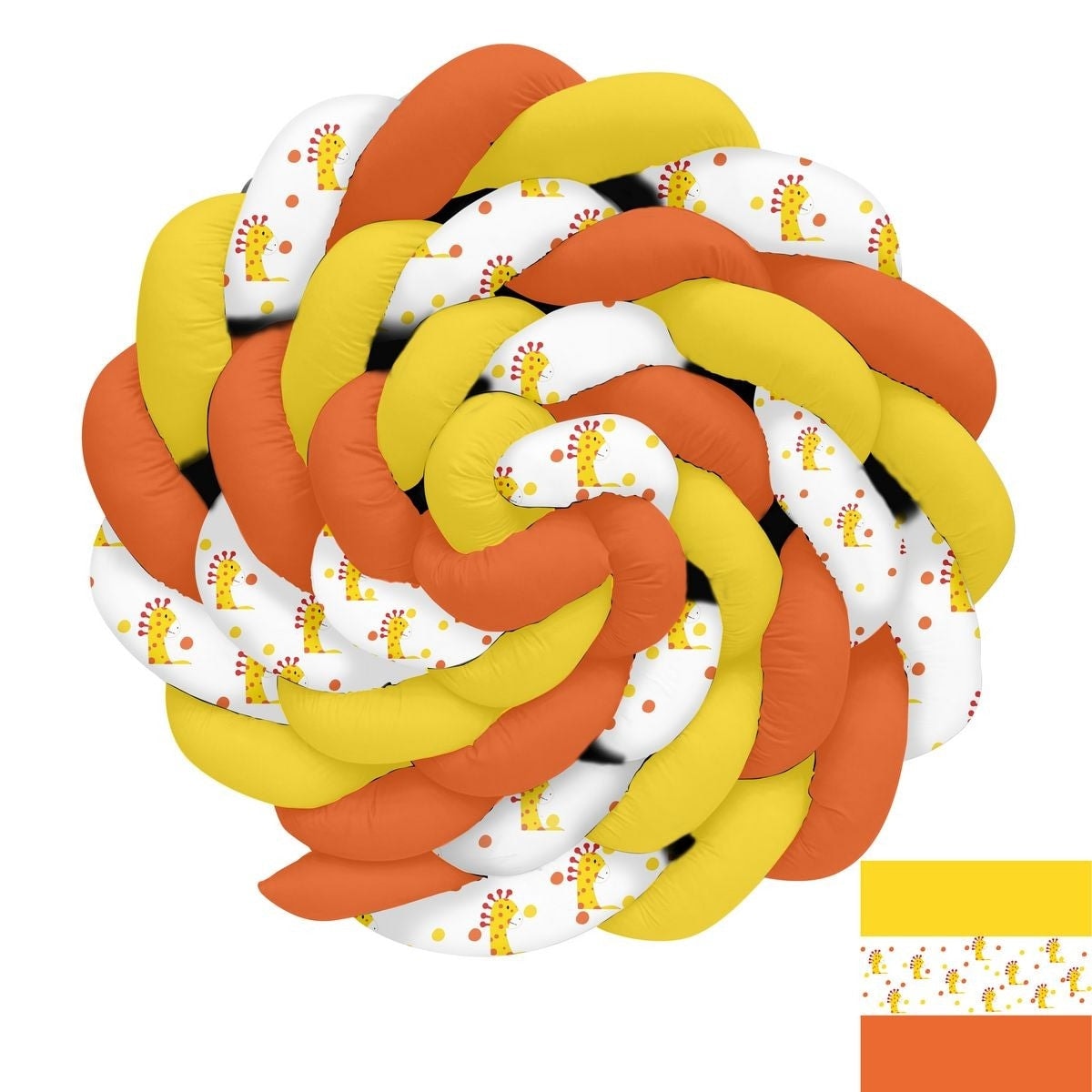 Sevimli Parmak Zürafa ve Puantiyeler Örgü Korumalık