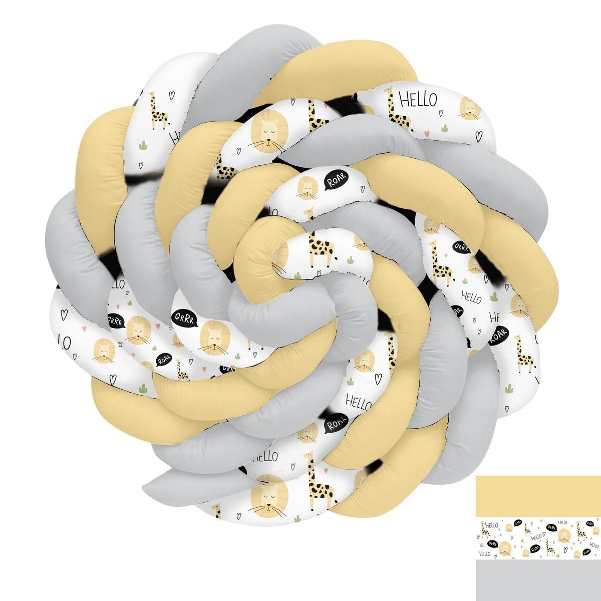 Aslanlı Zürafalı Safari Hayvanlar Örgü Korumalık