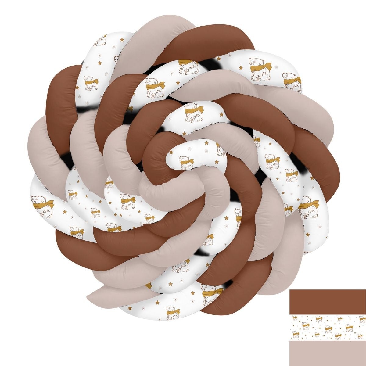 Sevimli Ayıcık ve Yıldızlar Örgü Korumalık