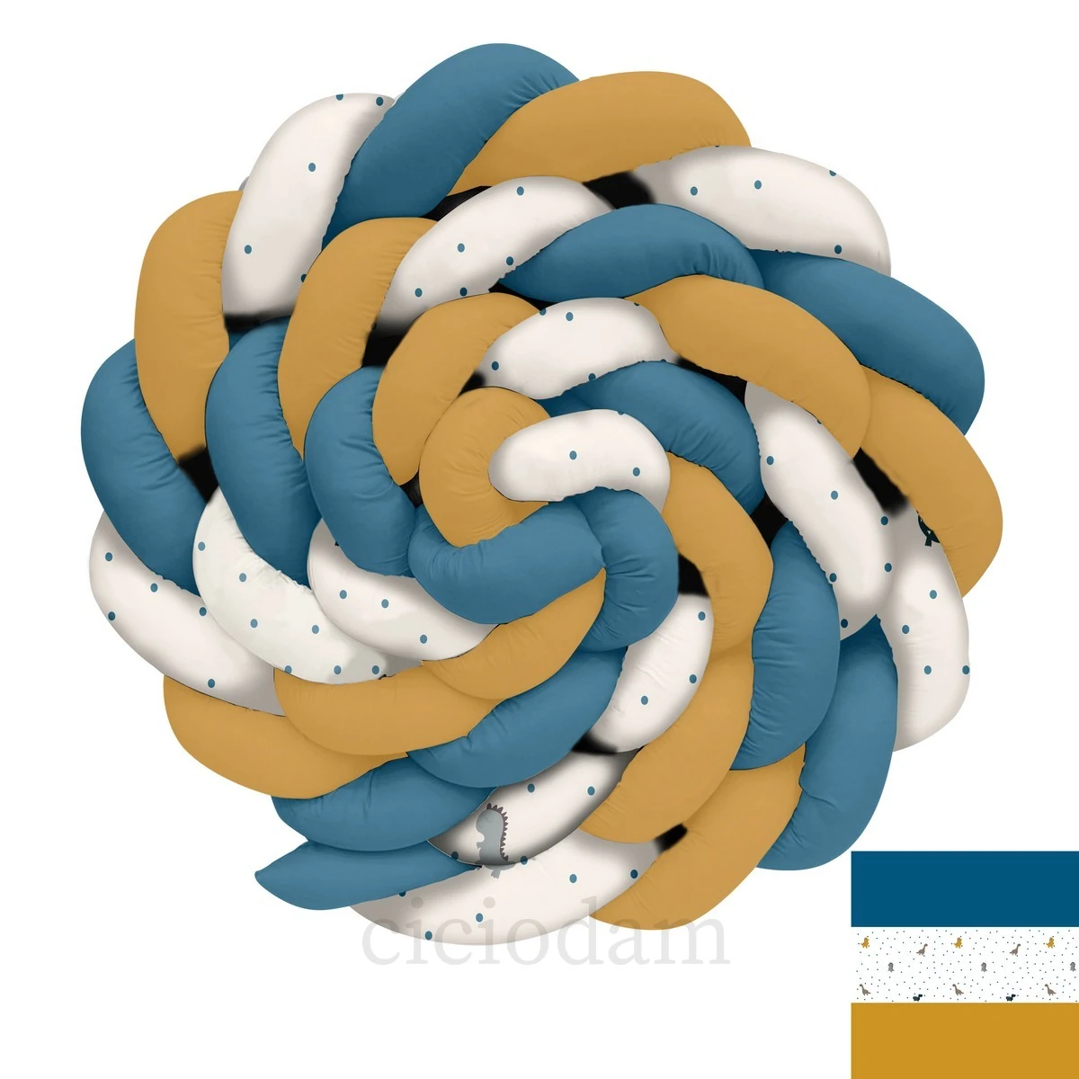 Renkli Dinazorlar Ve Puantiyeler Örgü Korumalık