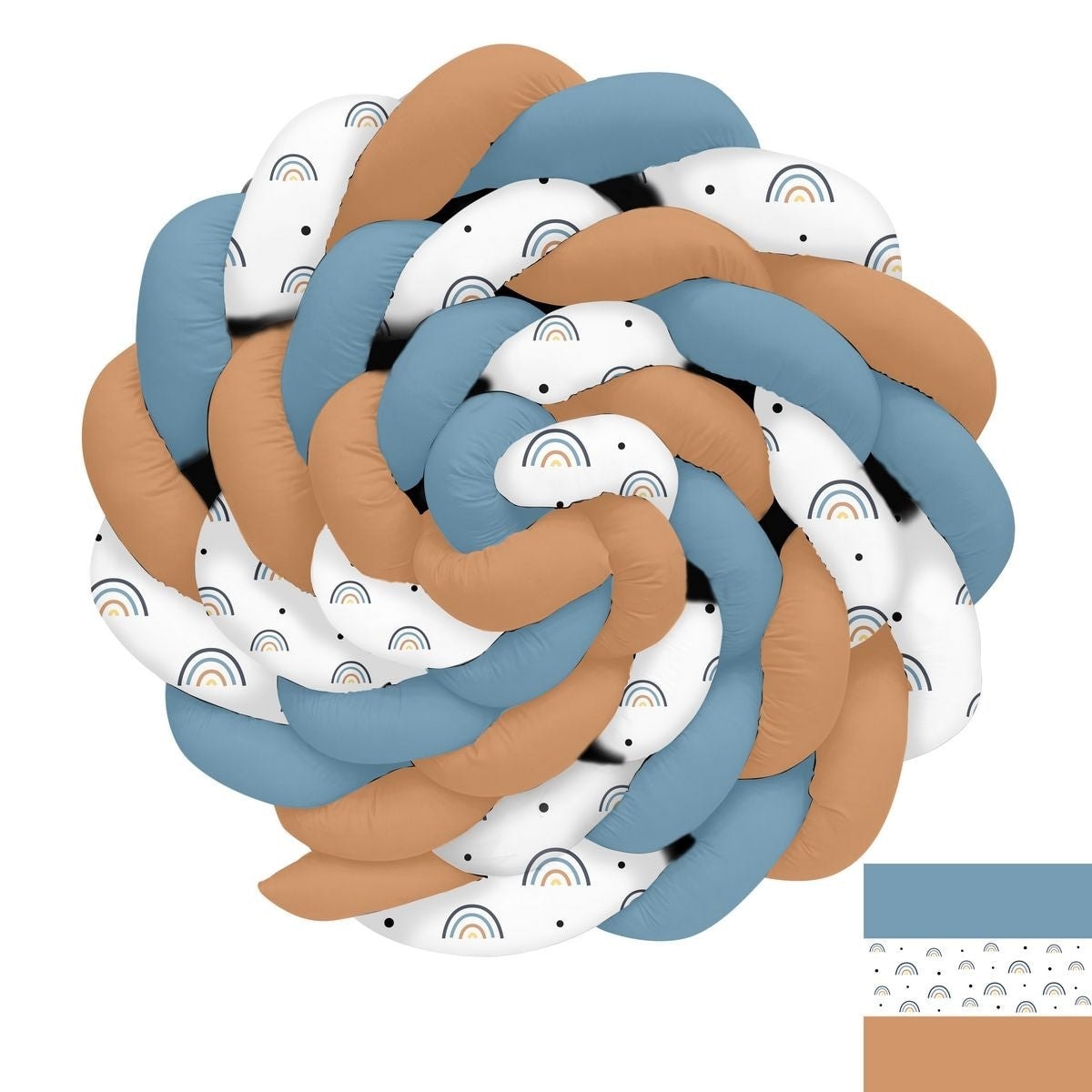 Gökkuşağı Puantiye Seksek Oyun Örgü Korumalık