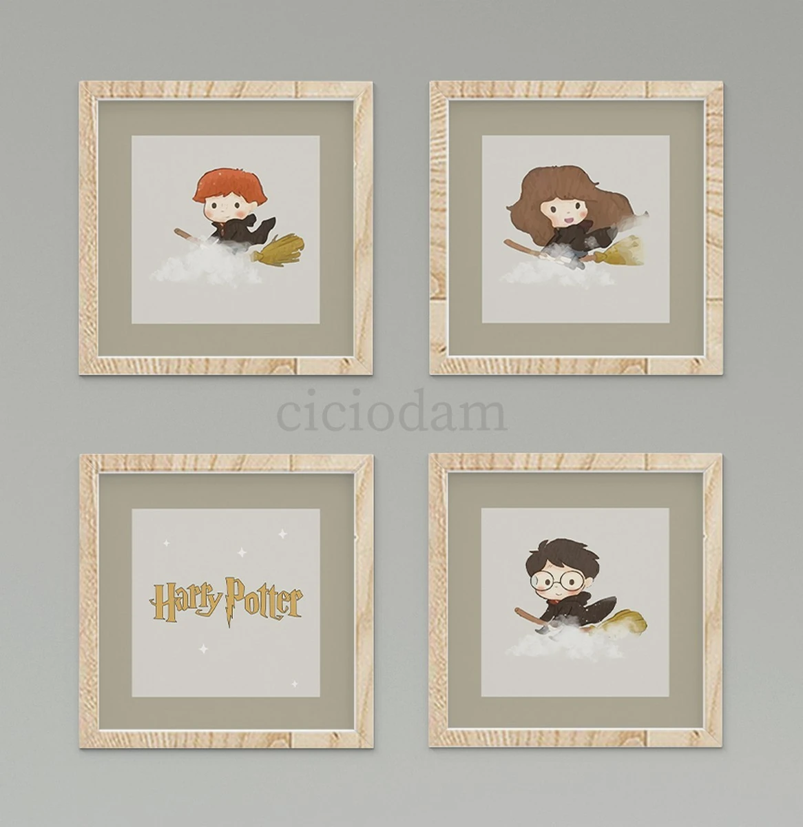 Harry Potter Ve Şato Duvar Tablo