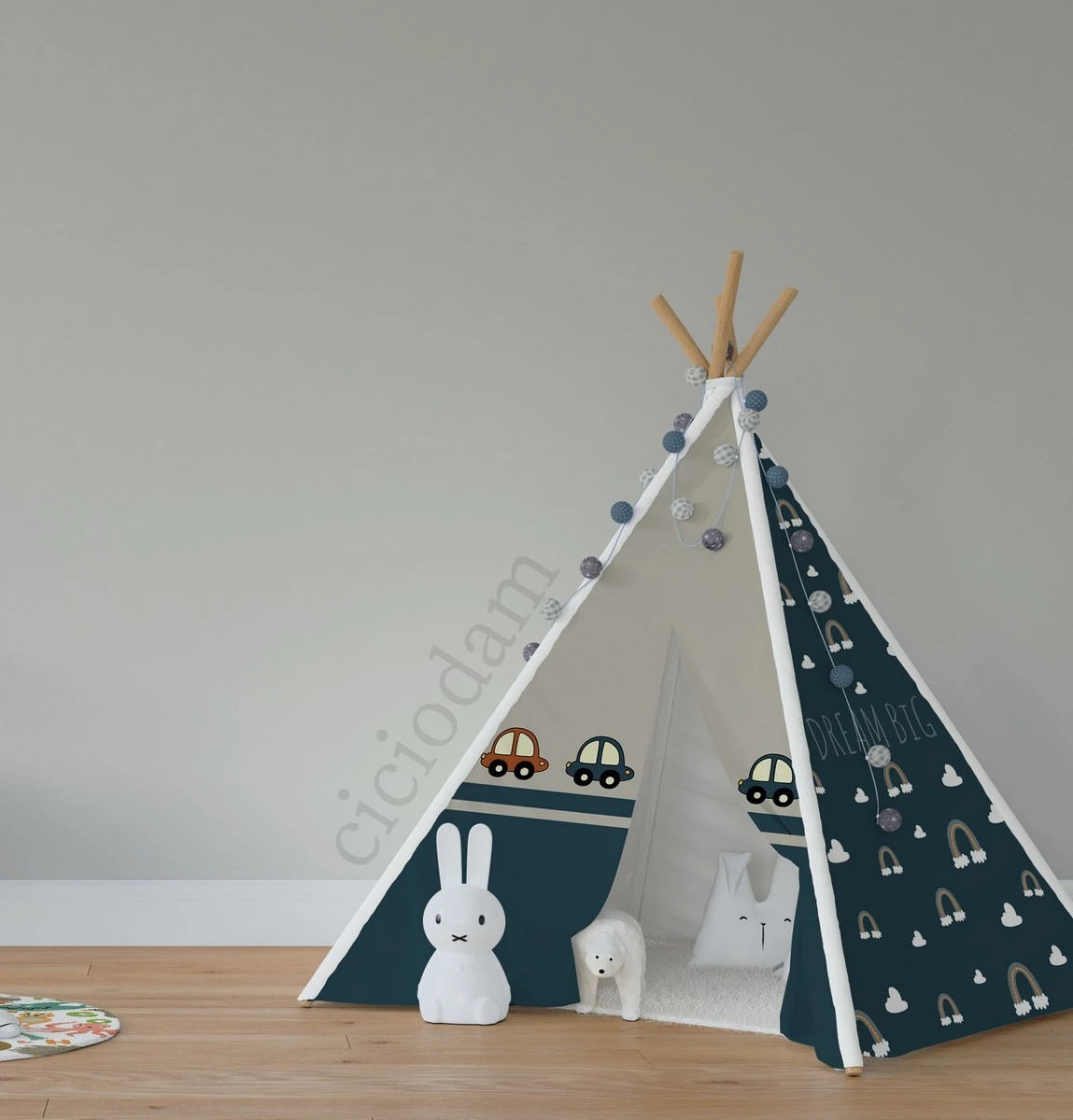 Dream Big Lacivet Yol Araba Güneş Oyun Çadırı