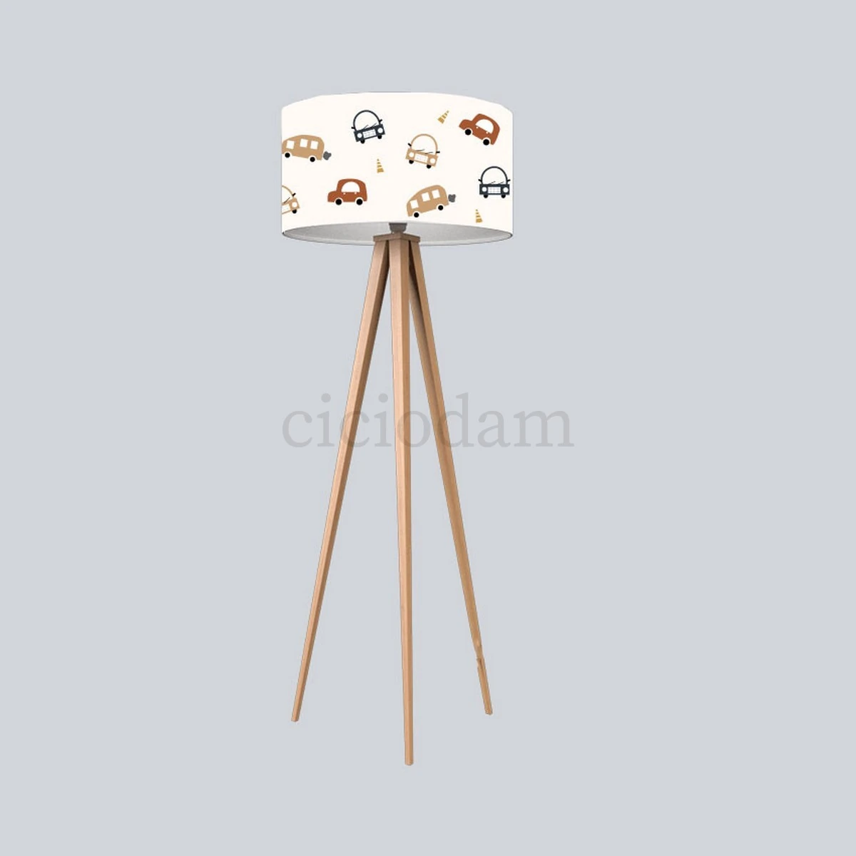 Renkli Arabalar Ve Dubalar Lambader