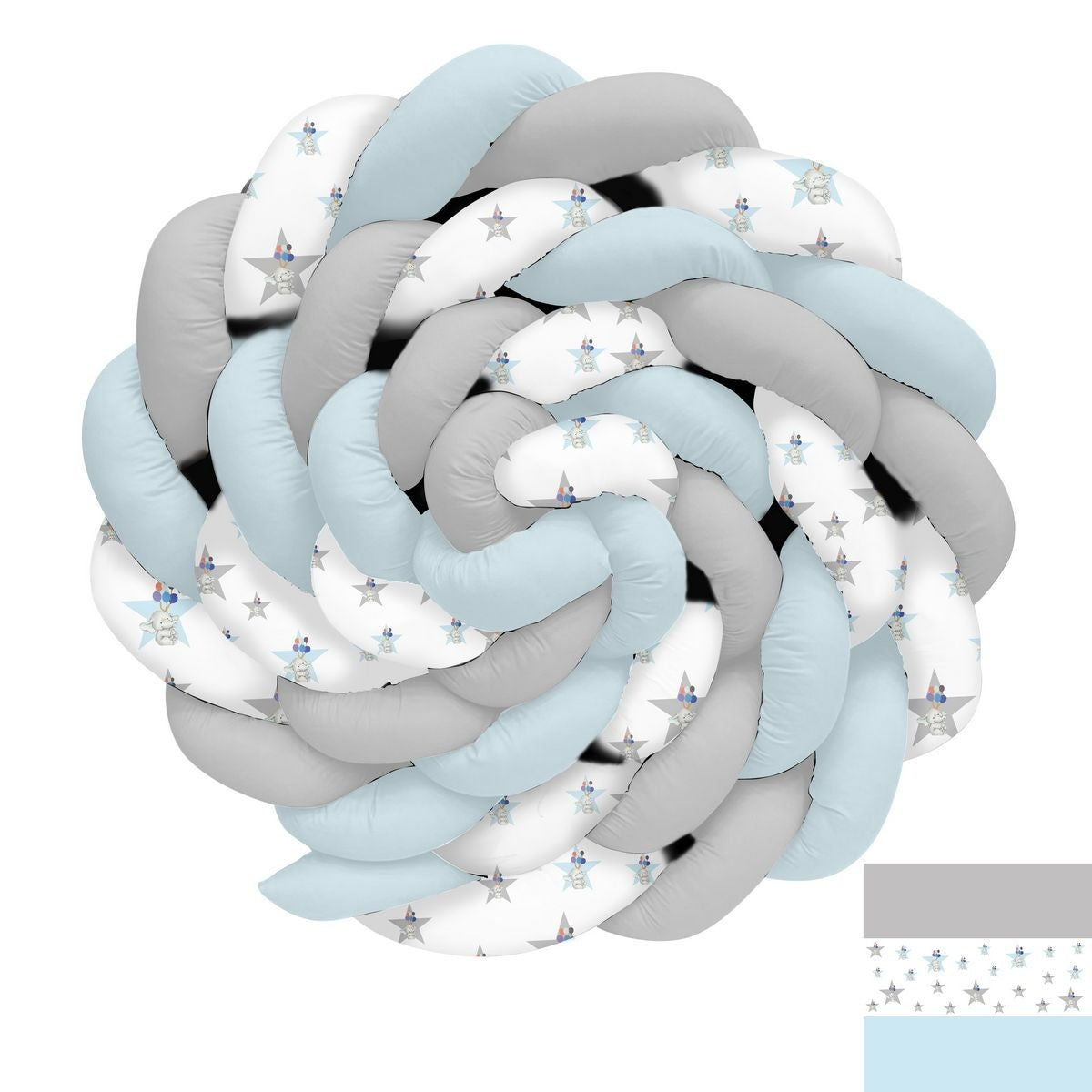 Balon Tutan Fil ve Yıldızlar Örgü Korumalık