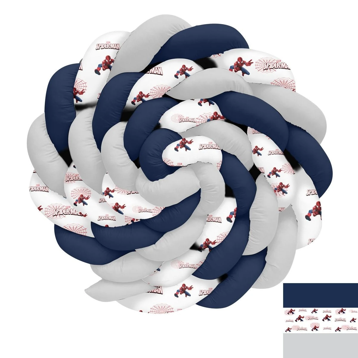 Marvel Lacivert Kırmızı Spiderman  Örgü Korumalık