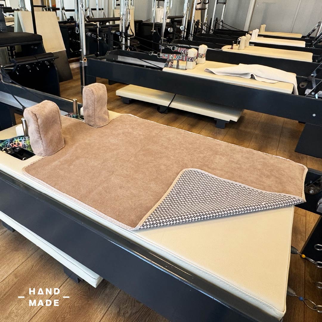 Non-Slip Reformer Pilates Towel - Camel