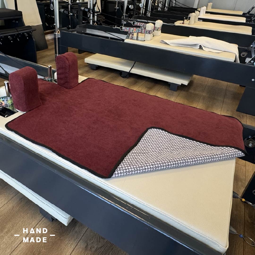 Non-Slip Reformer Pilates Towel - Bordo