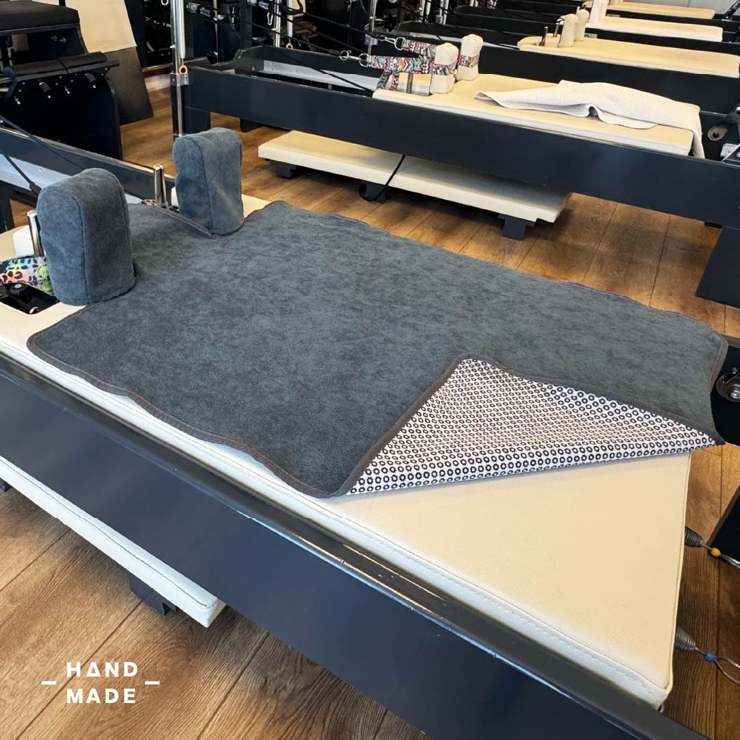 Non-Slip Reformer Pilates Towel - Petrol Mavisi