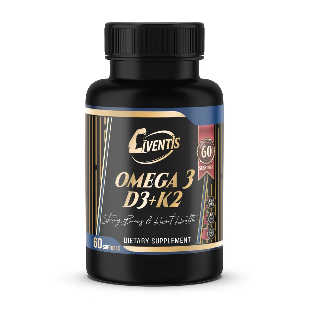 Liventis Omega 3 D3+K2 60 Softgel
