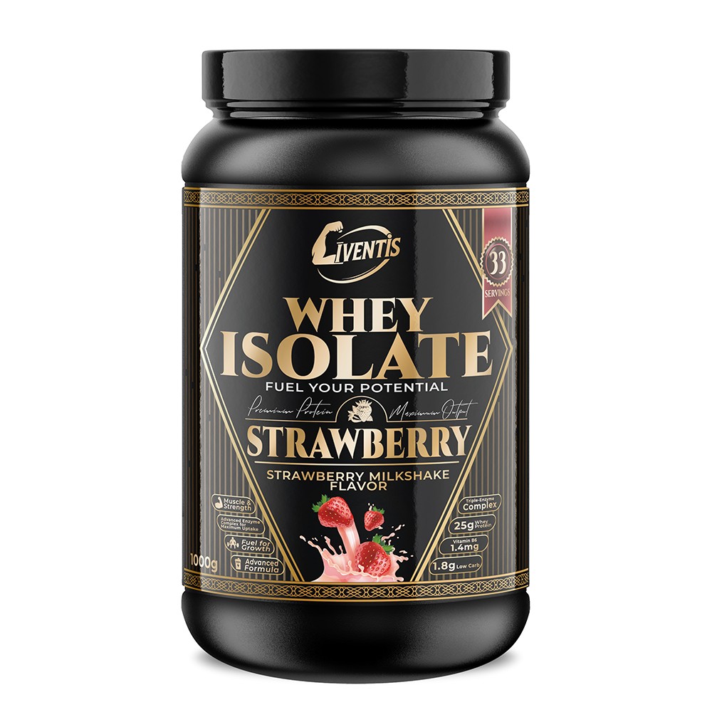 Liventis Whey Isolate Strawberry 1KG