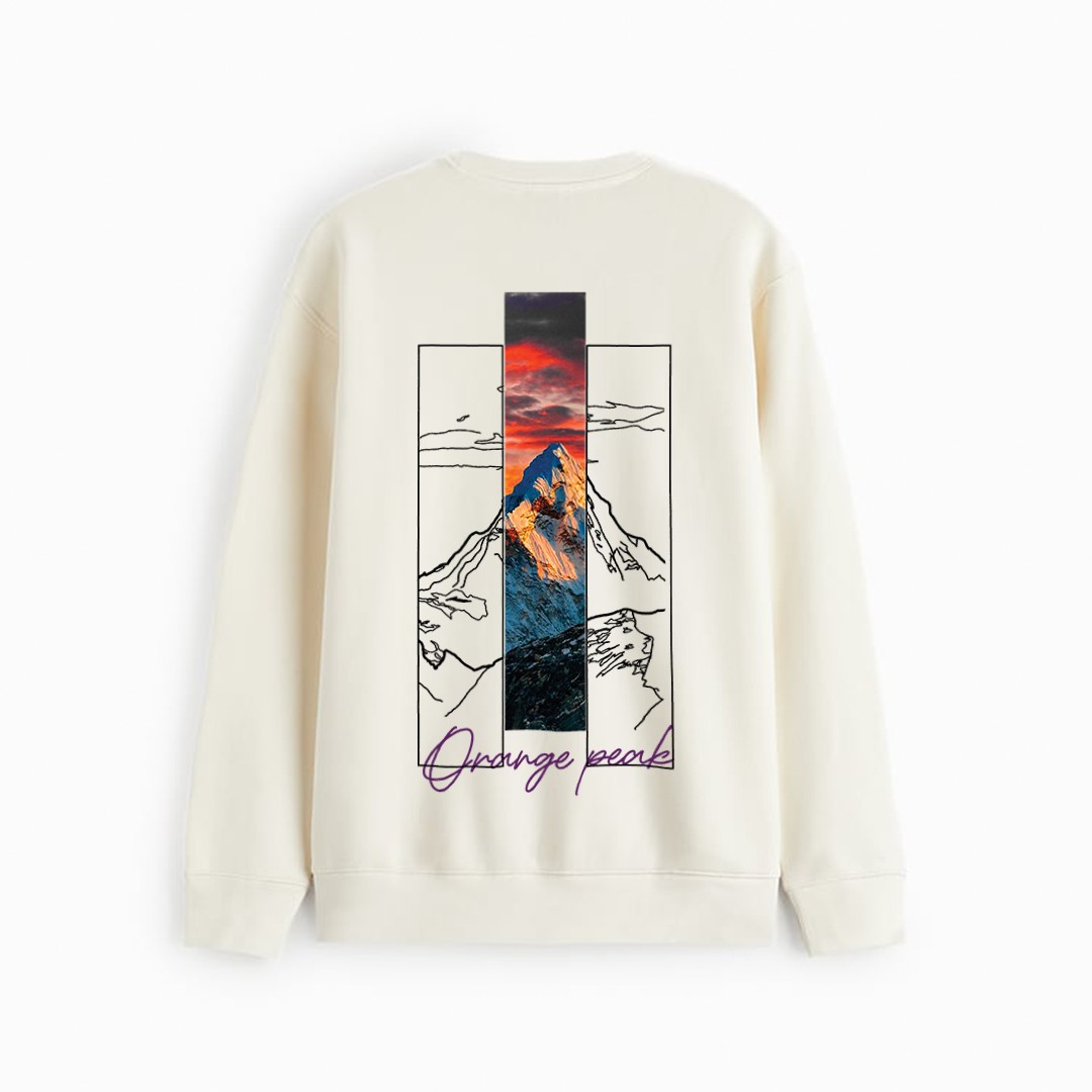 ORANGE PEAK SWEATSHIRT