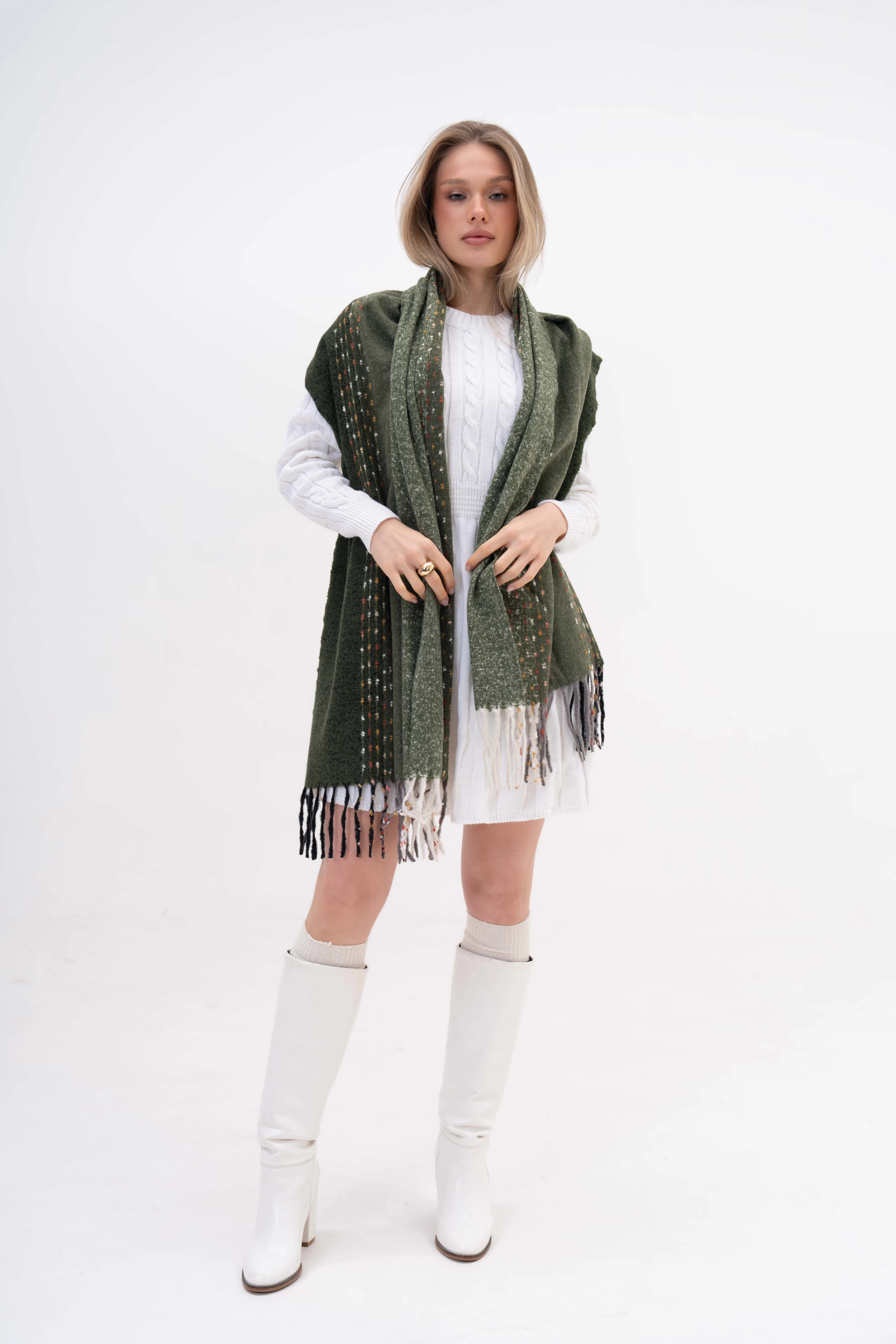 Samanyolu Atkı - Yeşil