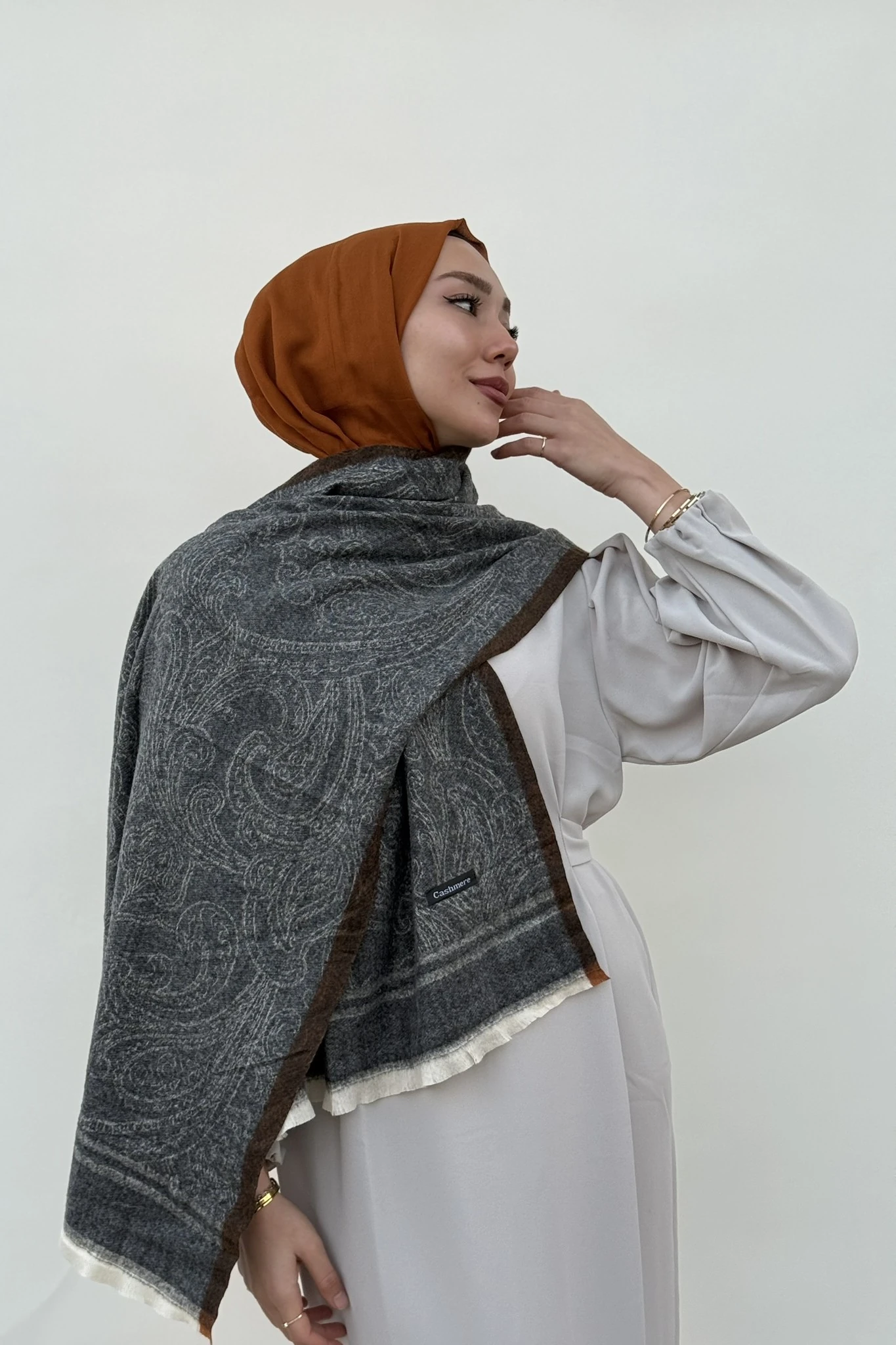 Etnik Desen Omuz Şalı