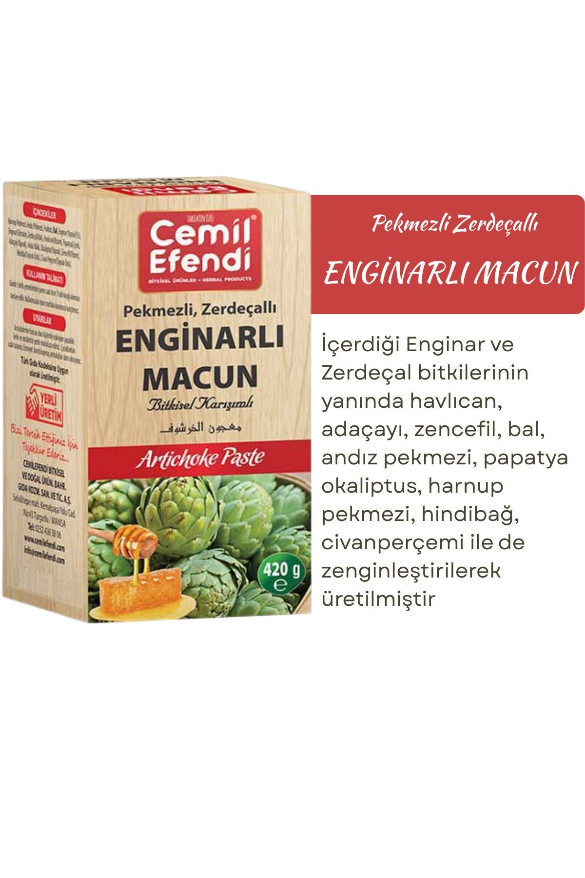 Enginarlı Zerdeçallı Macun 420 gr