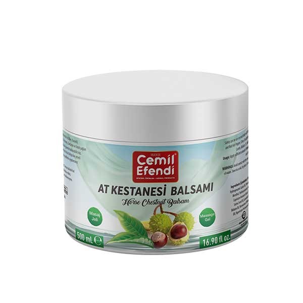 Cemil Efendi At Kestanesi Balsamı/kremi 500 ml Masaj Kremi Bakım
