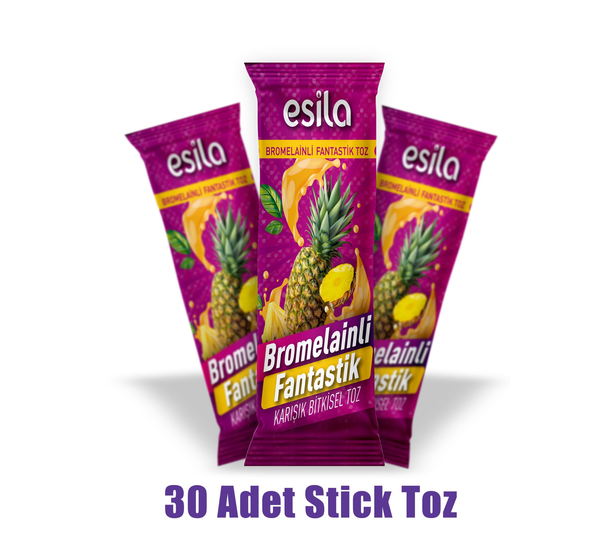 Bromelainli Fantastik Toz (30 Stick)