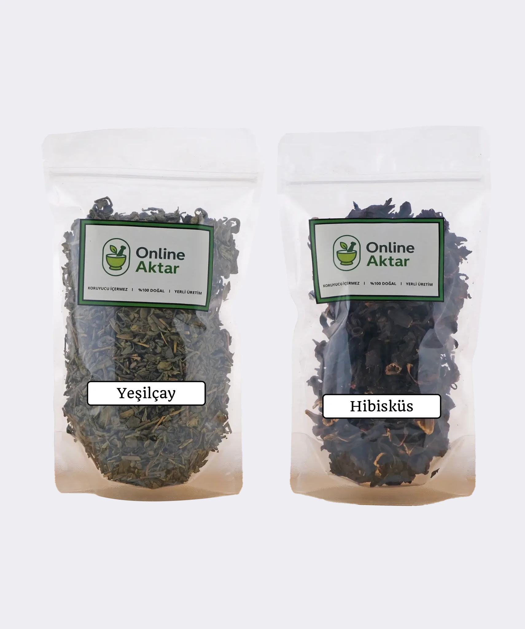 Yeşil Çay 100g + Hibiskus 100g