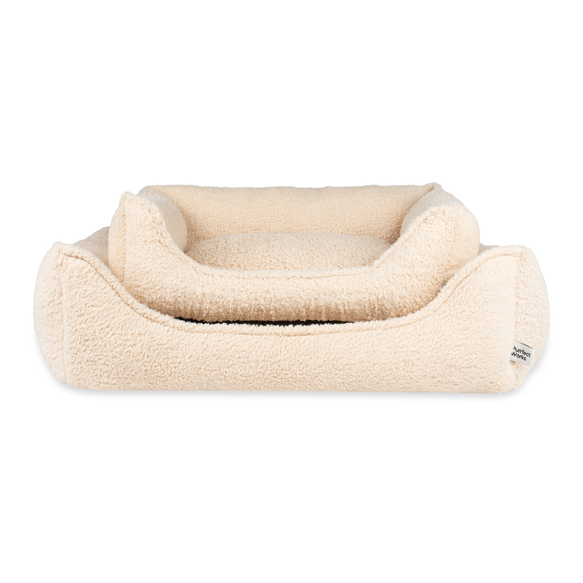 CornerBed Vanilla Cream Kedi & Köpek Yatağı