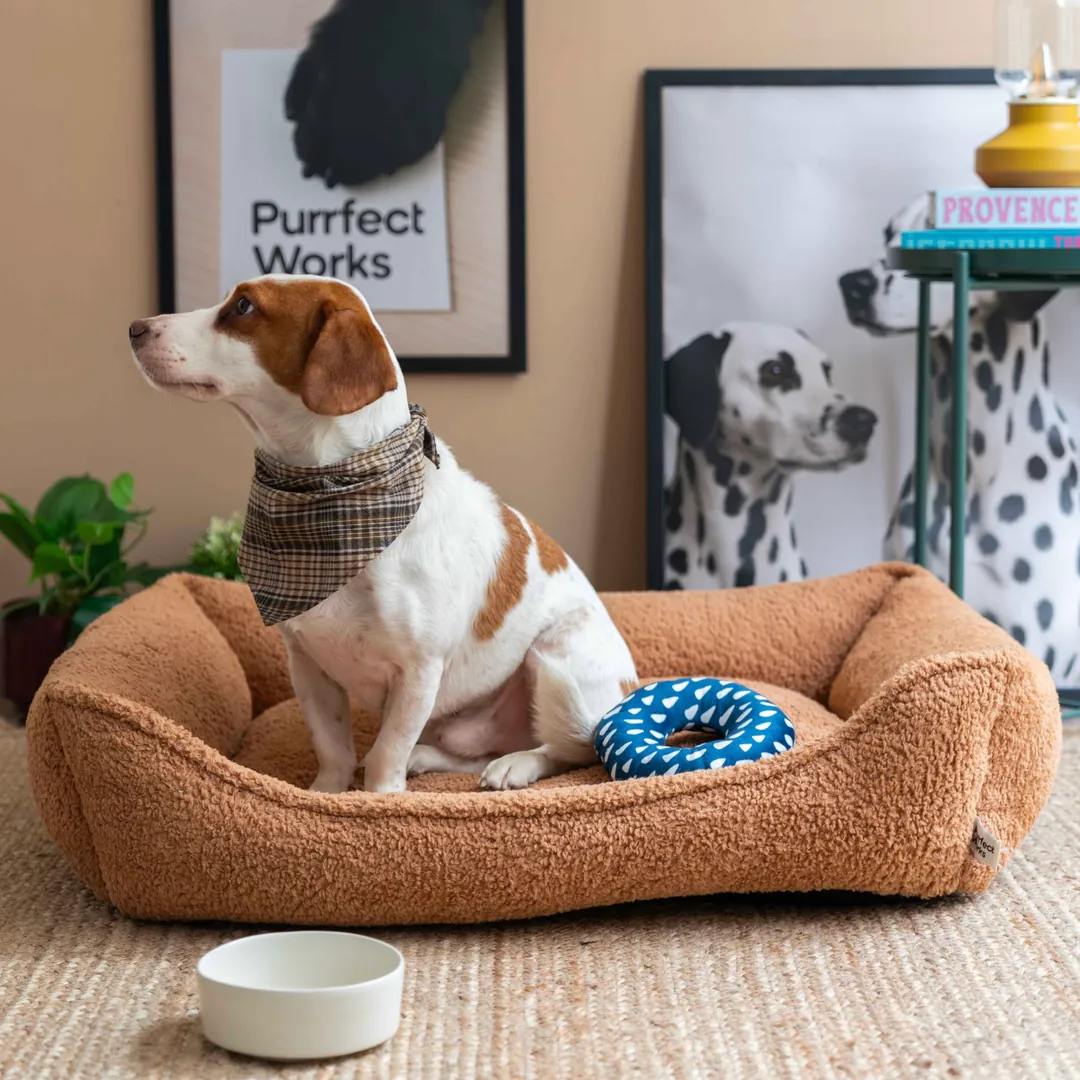 CornerBed Kedi & Köpek Yatağı - Brown Sugar