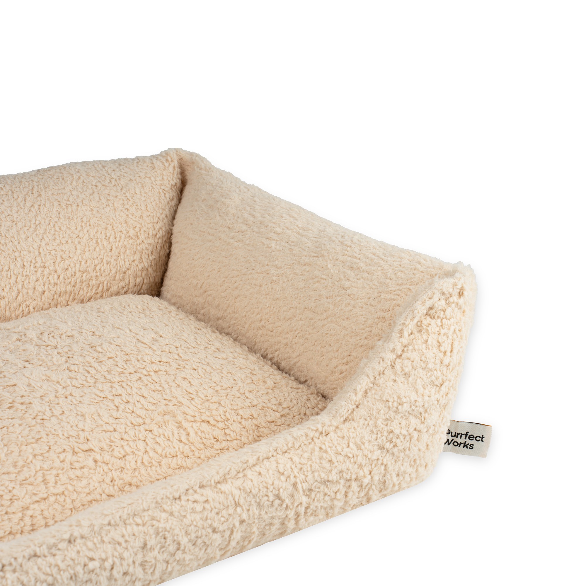 CornerBed Vanilla Cream Kedi & Köpek Yatağı