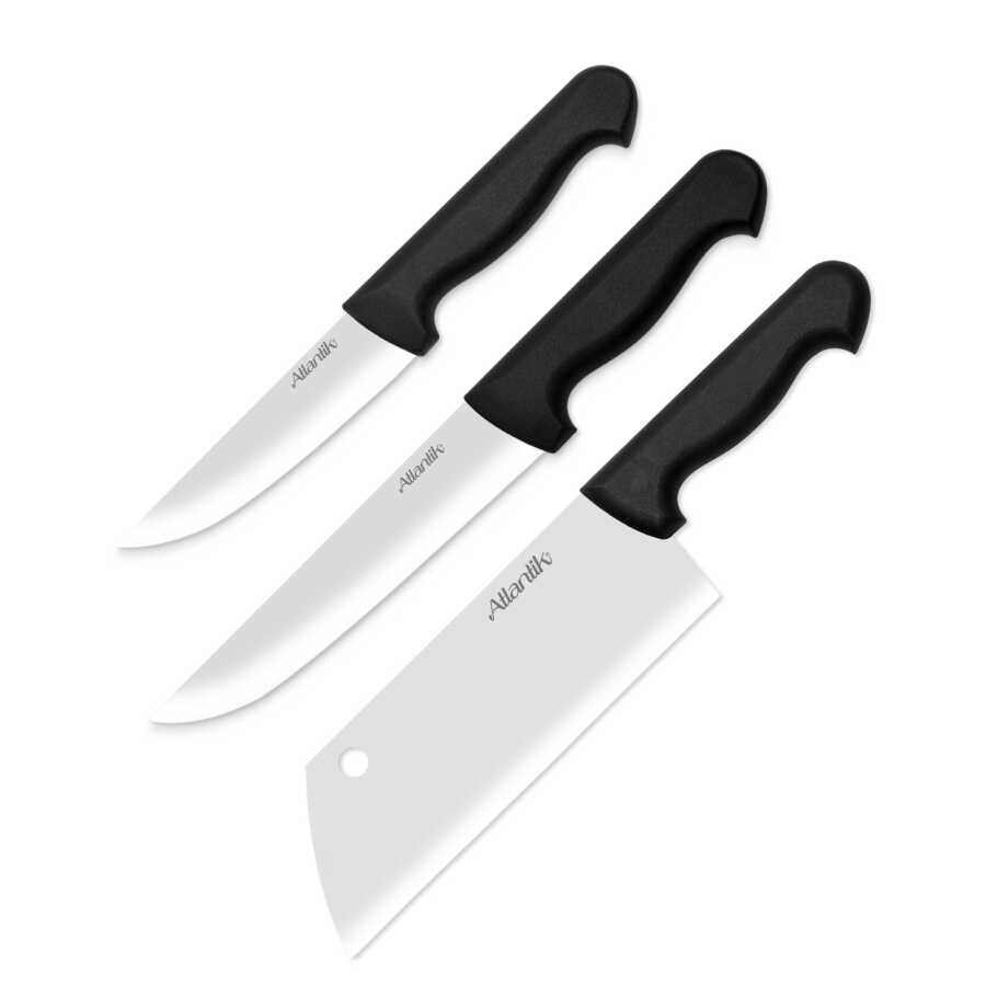 Atlantik 3 Parça Satırlı Bıçak Seti 61059-01