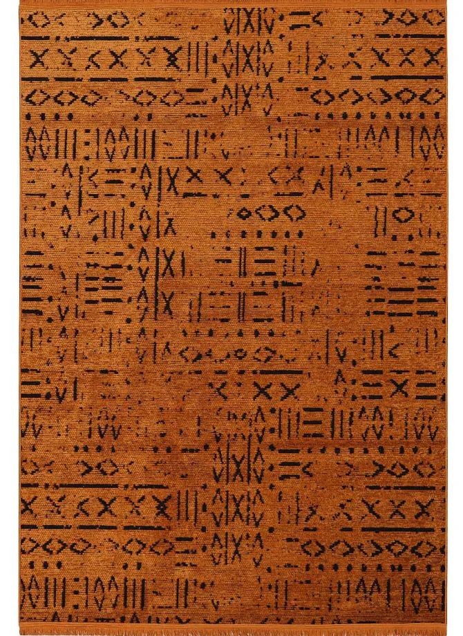 Modern Şönil Kilim Turuncu