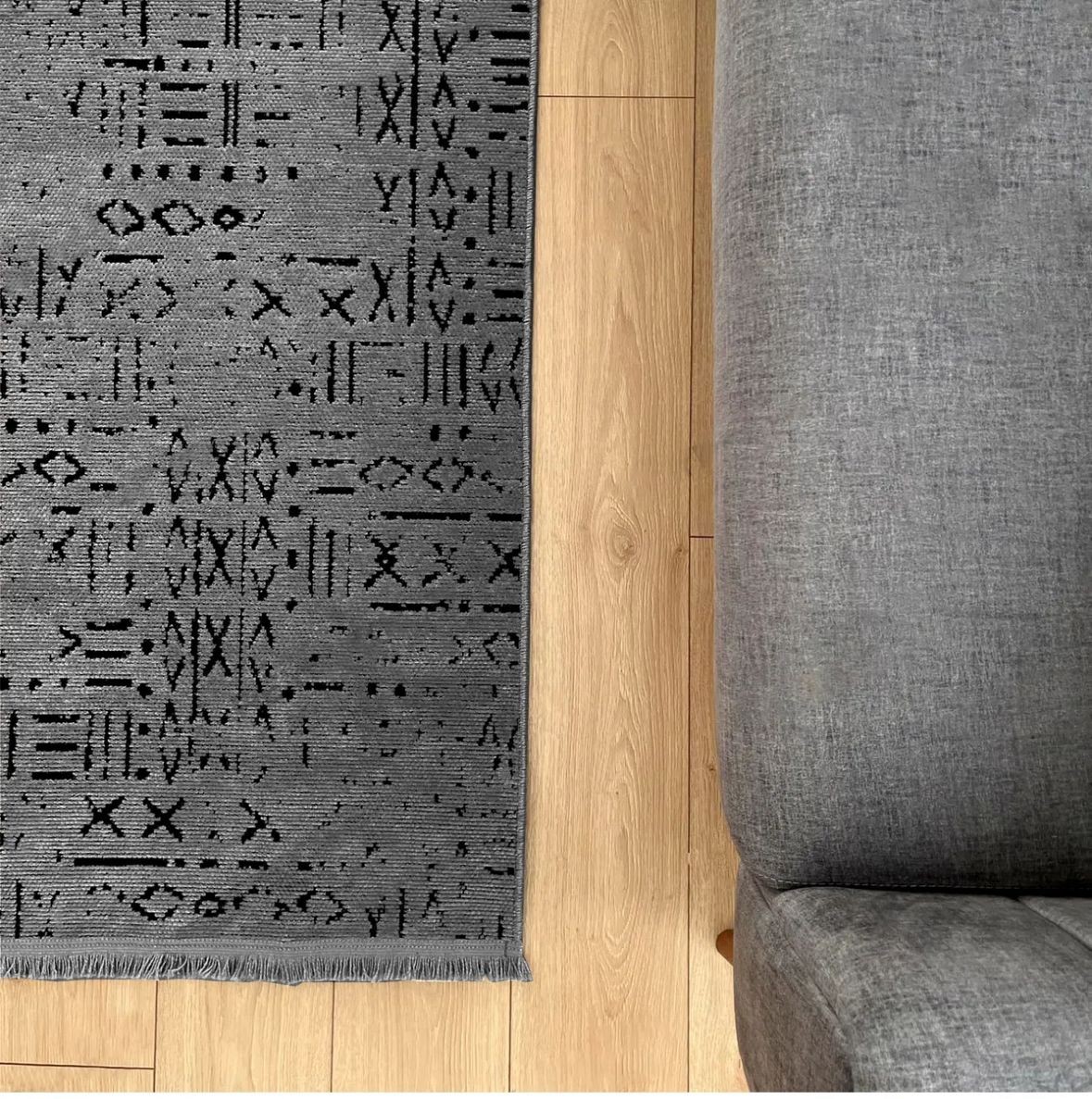 Modern Şönil Kilim Antrasit 