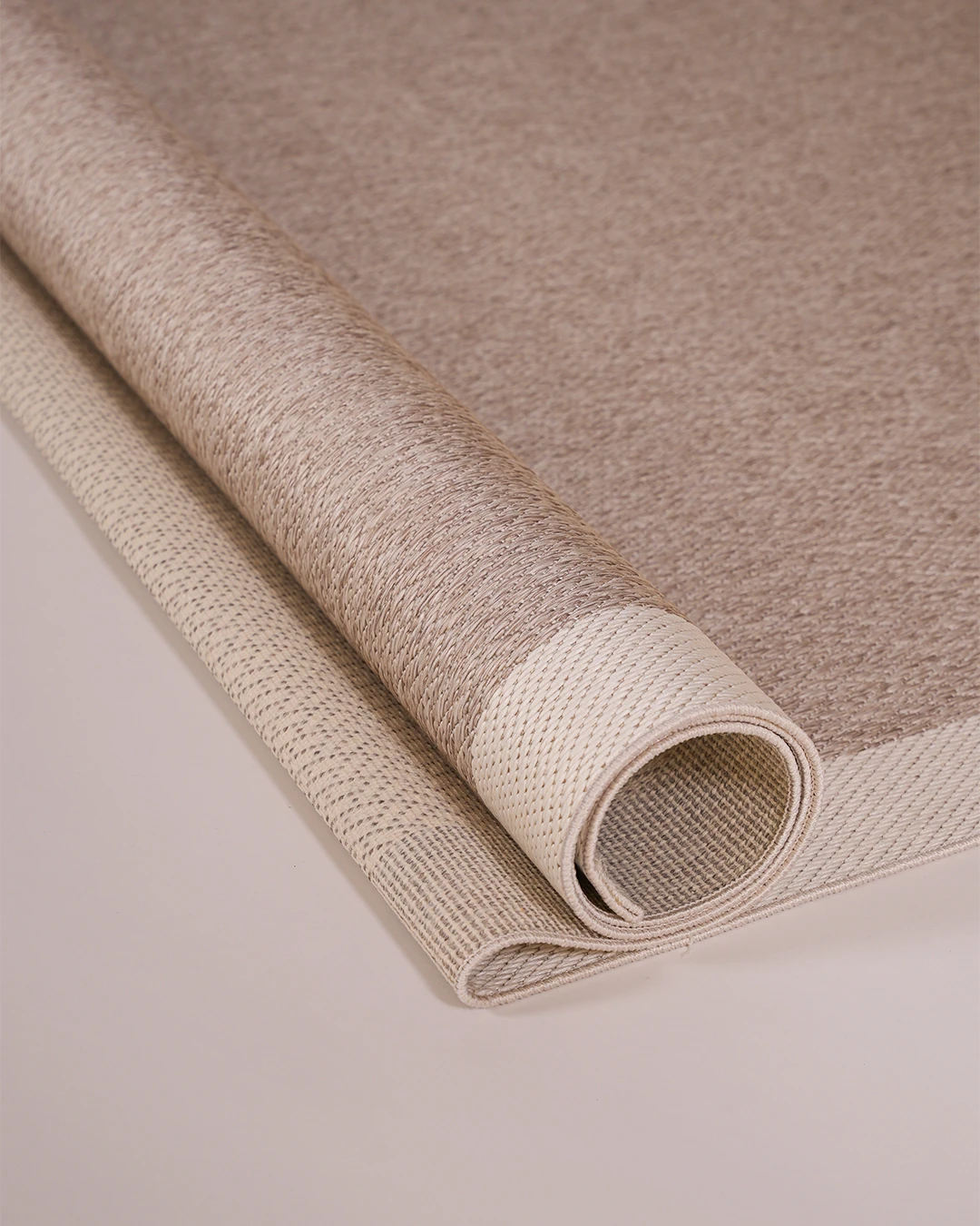 Arzen Sisal Serisi Beyaz Bordür Tasarım Sisal Halı -619B