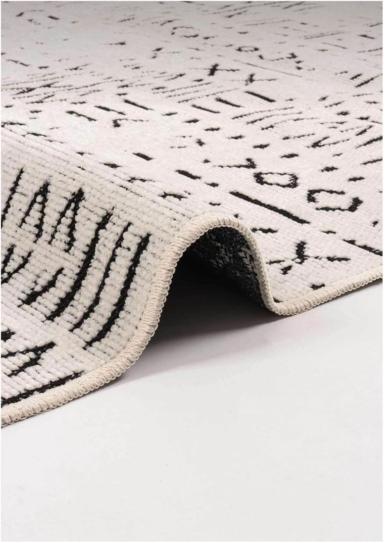 Modern Şönil Kilim Beyaz