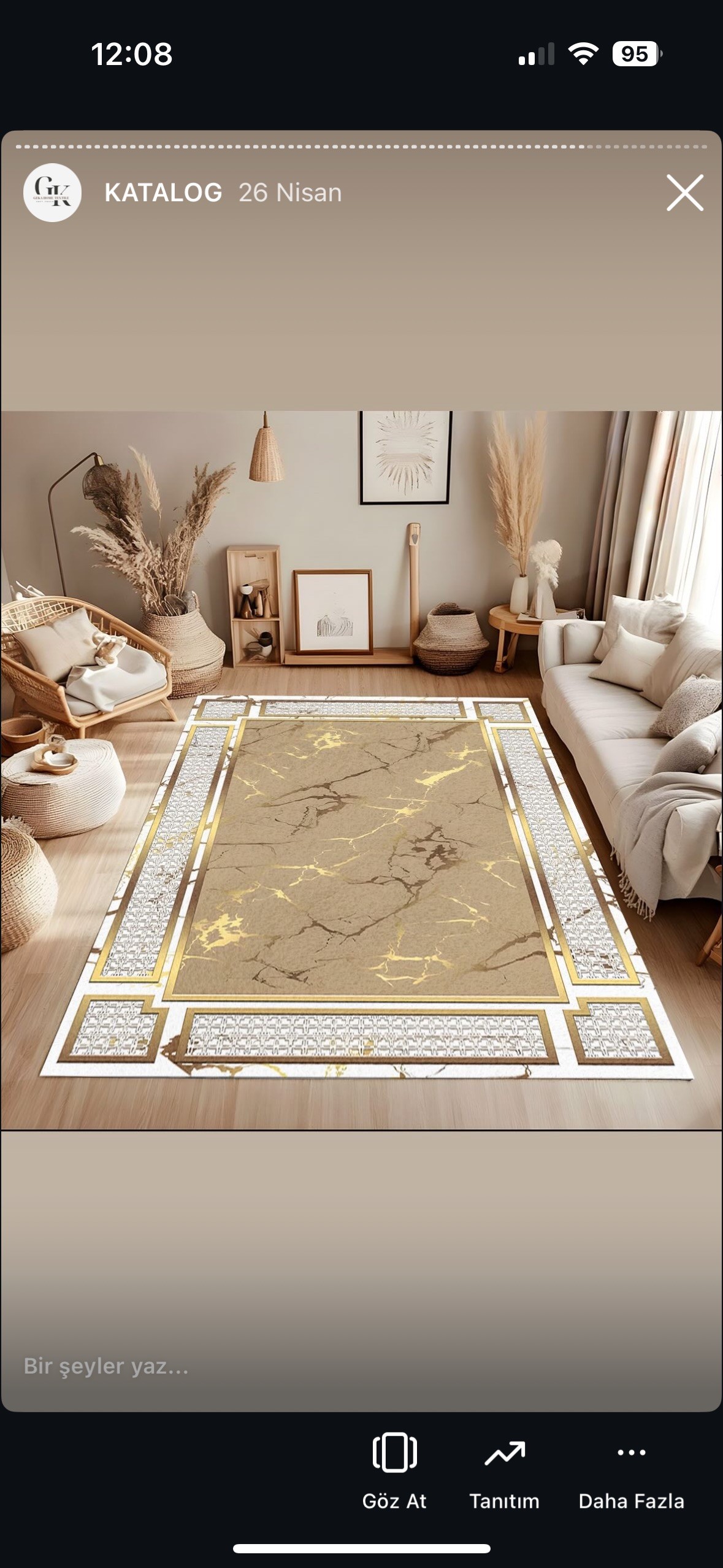 GOLD DESENLİ SALON HALISI ALTIN DESENLİ 