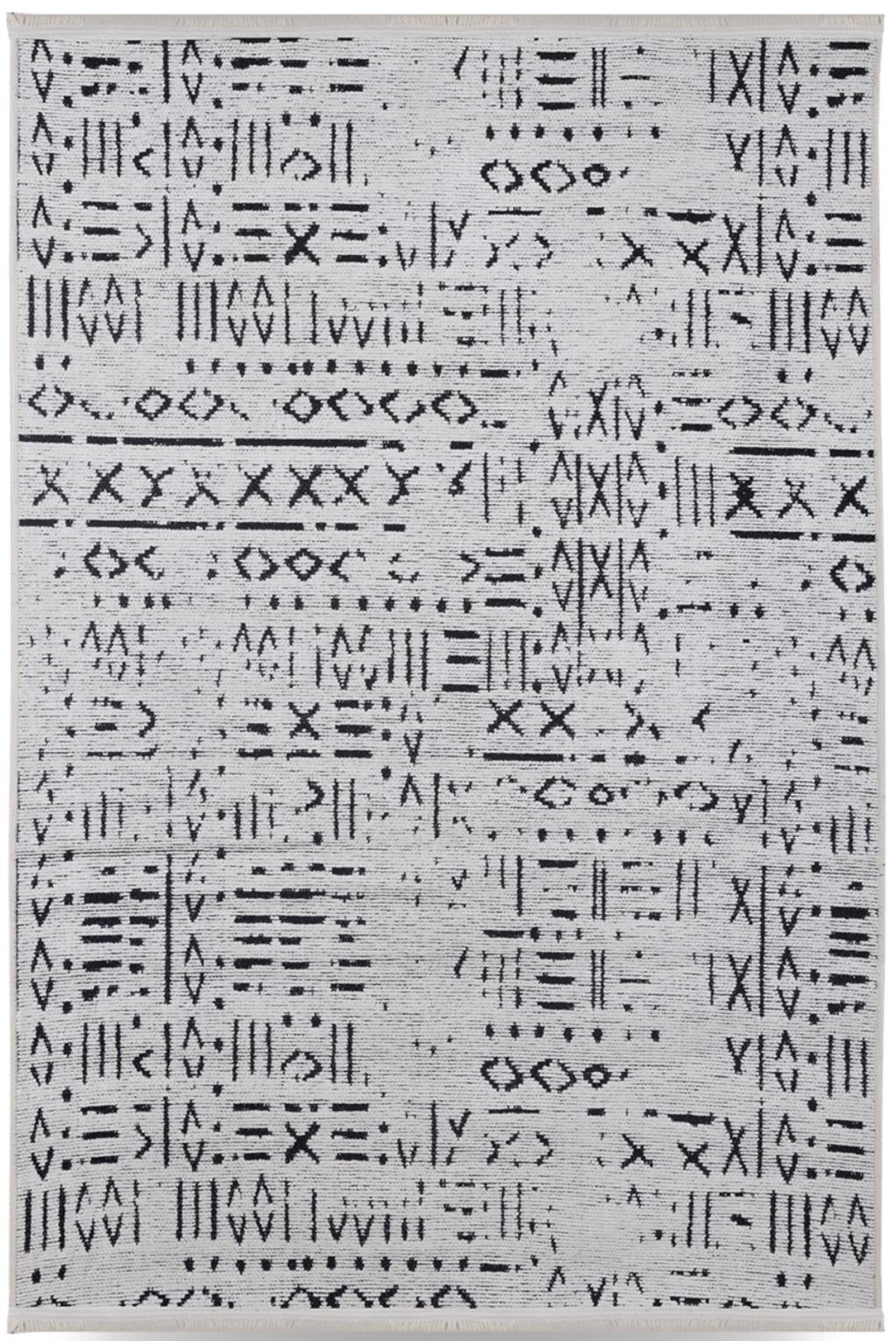 Modern Şönil Kilim Beyaz