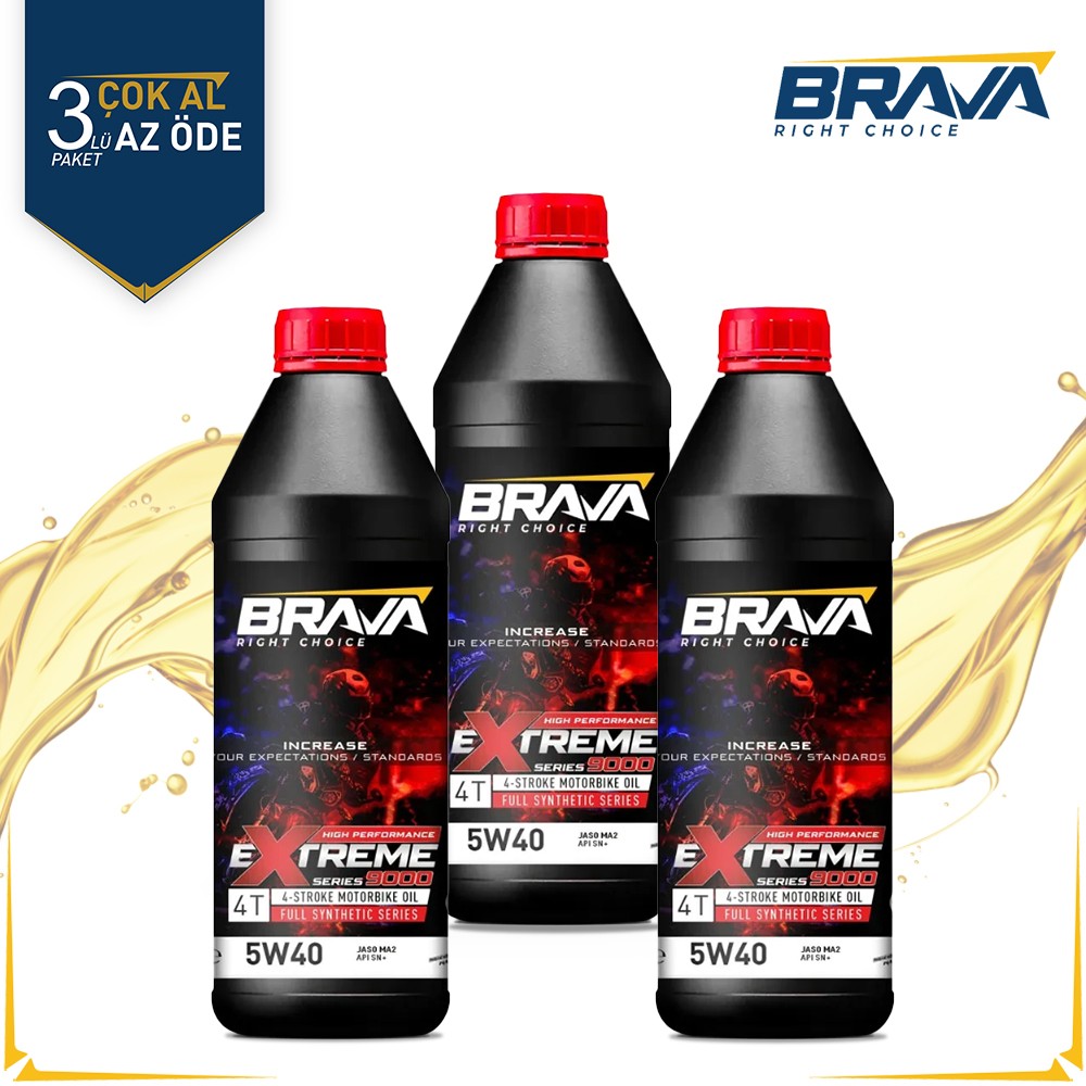 Brava Extreme 9000 4T 5W40 Motor Yağı