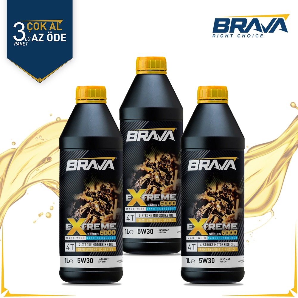 Brava Extreme 6000 4T 5W30 Motor Yağı