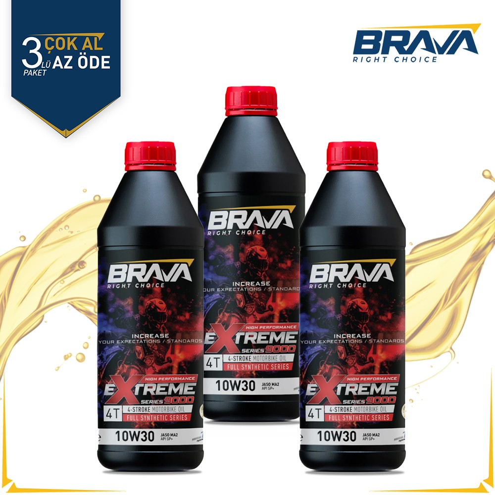 Brava Extreme 9000 4T 10W30 Motor Yağı